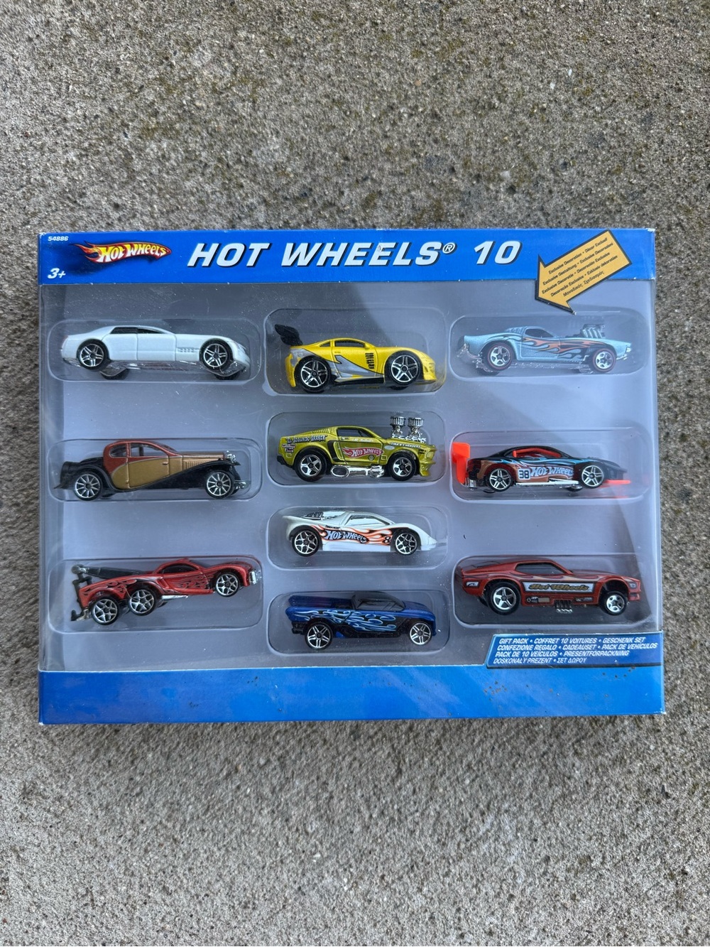 Hot Wheels 10-Pack Assorted Toy Cars - Multicolor Set